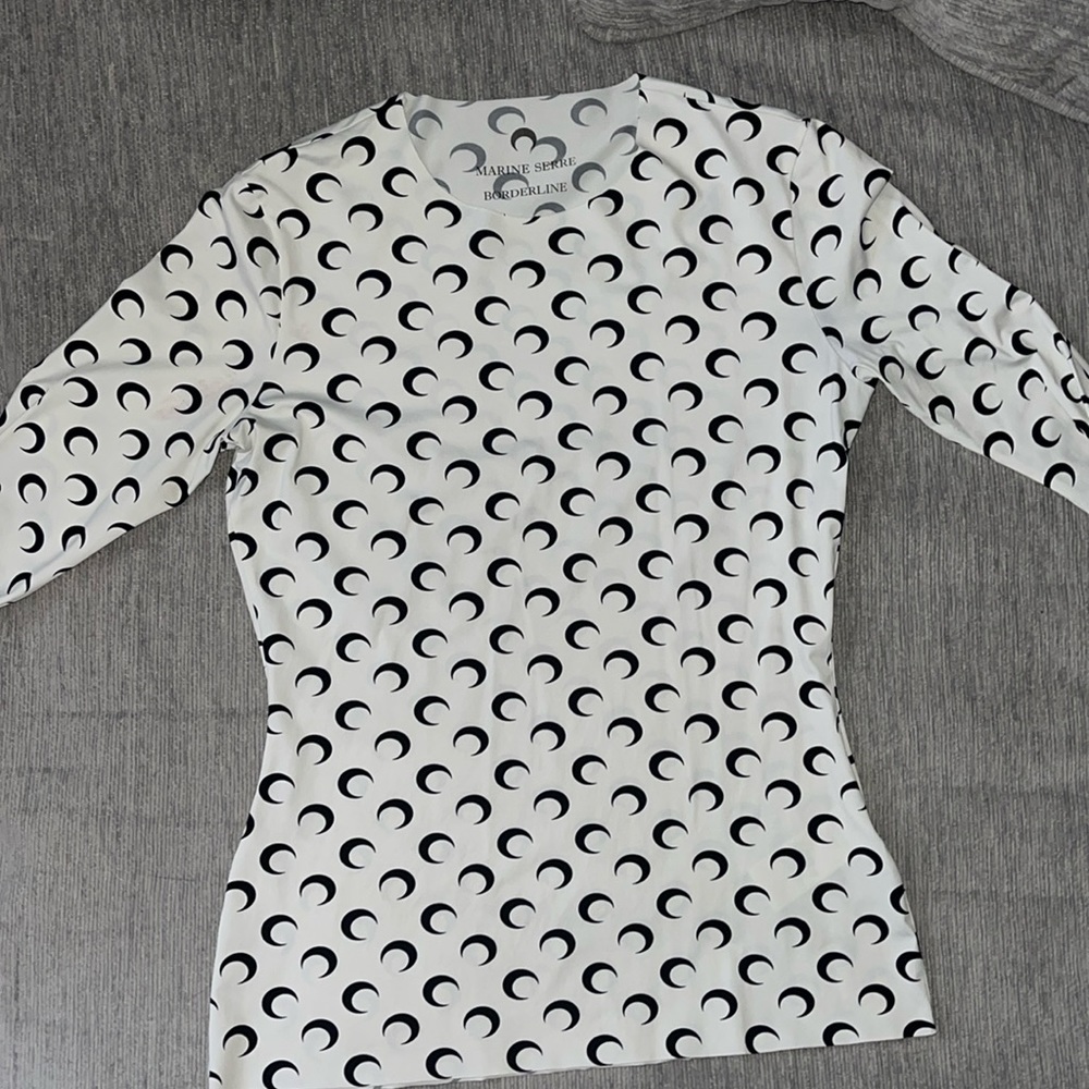 Marine Serre size Large. Fitted top .